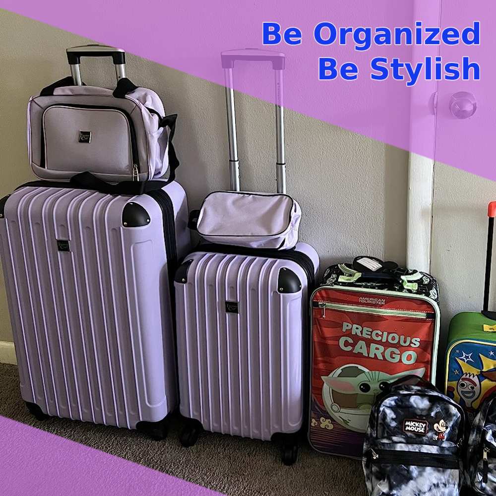 Suitcases Hard Shell Set (Lilac): image 3