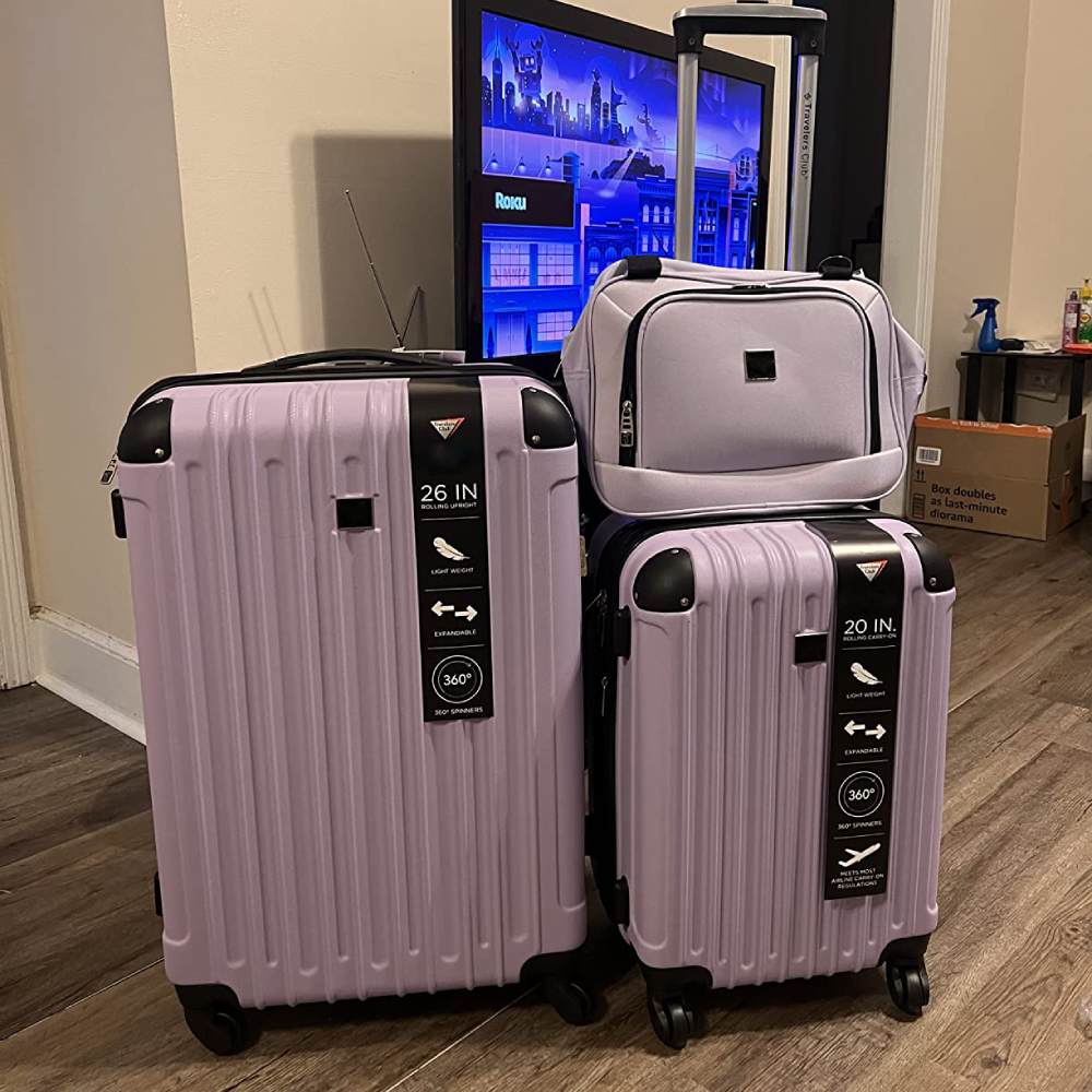 Suitcases Hard Shell Set (Lilac): image 10