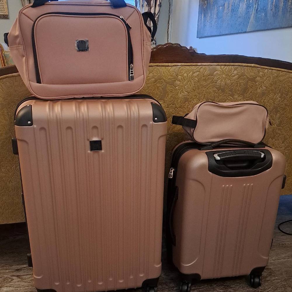 Suitcases Hard Shell Set (Lilac): image 11